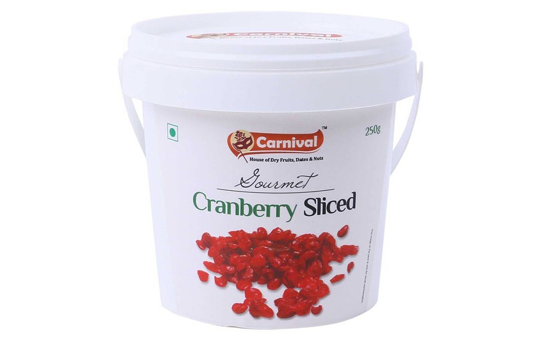 Carnival Cranberry Sliced    Container  250 grams